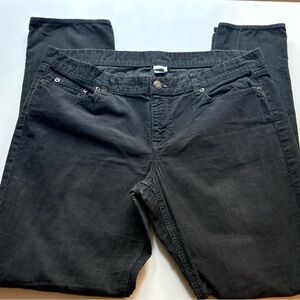 J. Crew Womens Vintage Match Stick  Size 33R Charcoal Relaxed Corduroy Jeans